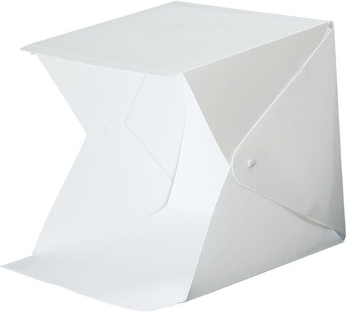 مجموعة خيمة تصوير فوتوغرافي صغيرة قابلة للطي مقاس 20 سم من Gadpiparty مع صندوق إضاءة LED، وشرائط LED مزدوجة، وخلفيتين ملونتين، وصندوق إضاءة صور محمول لتصوير المنتج in Kuwait