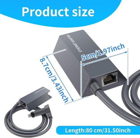 محول إيثرنت للجيل 2، محول RJ45 جيجابت باورلاين إيثرنت يعمل بالجيل 2 للشبكة الخارجية السلكية، ملحقات للاتصال السريع والمستقر بالإنترنت in Kuwait