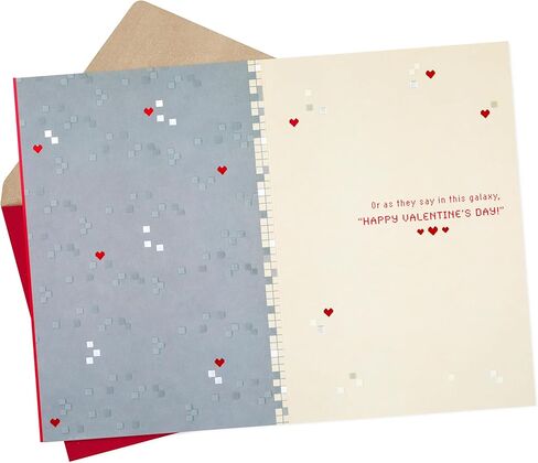 Hallmark Valentine's Day Card - Star Wars R2 -D2 & Hearts ، Pokemon Pikachu 'أنا أختارك "بطاقة الذكرى السنوية in Saudi Arabia