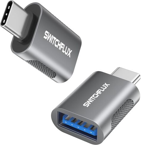 USB C to USB Adapter [3 Pack], 10Gbps Type C Male to USB 3.0 Female OTG Converter for MacBook Pro/Air, iPhone 15/16 Pro, iPad Pro, Samsung S24, Charging, Data Transfer in Saudi Arabia