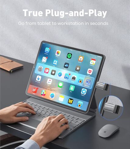 USB C to USB Adapter [3 Pack], 10Gbps Type C Male to USB 3.0 Female OTG Converter for MacBook Pro/Air, iPhone 15/16 Pro, iPad Pro, Samsung S24, Charging, Data Transfer in Saudi Arabia