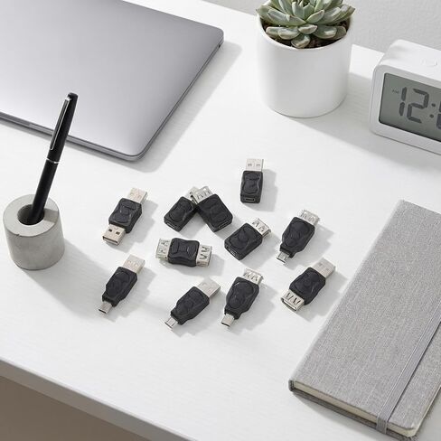 11 قطعة طقم محول USB USB 2.0 محول مجموعة متعددة USB/نوع C/مايكرو/ميني ذكر إلى أنثى محول موصل ثنائي الاتجاه محولات نقل استبدال موصل in Kuwait