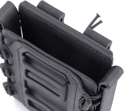حقيبة Dekoo Mag، 3 قطع من حقائب المجلات التكتيكية Molle Fastmag Softshell Mag Carrier 5.56/7.62mm Fastmag لـ Airsoft M4 AR AK in Saudi Arabia
