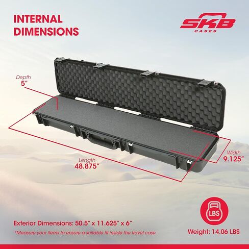 SKB iSeries Single Rifle Case with Latch System in Saudi Arabia