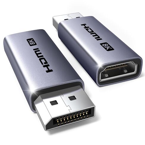 منفذ عرض UGREEN 8K@60 هرتز إلى محول HDMI أحادي الاتجاه مع 4K@240 هرتز 2K@240 هرتز، DP 1.4 PC إلى HDMI 2.1 كابل عرض ذكر إلى أنثى، محول ألومنيوم يدعم VRR متوافق مع AMD NVIDIA in Saudi Arabia