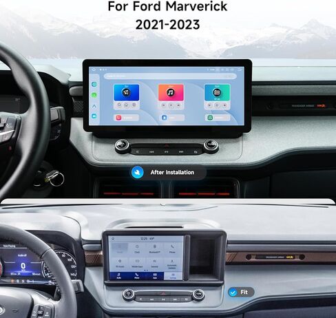 وحدة رئيسية Dasaita 8GB+256GB لسيارة Ford Maverick 2021 2022 2023، 12.3 بوصة Android 13 GPS Navigation راديو ستيريو للسيارة، Apple Carplay اللاسلكي وAndroid Auto، التحكم الصوتي، 4G LTE/5G WiFi in Kuwait