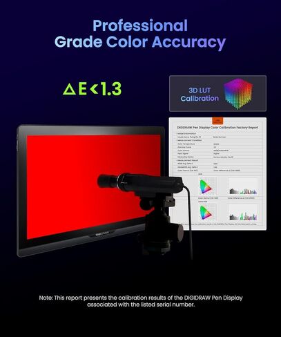DIGIDRAW Drawing Tablet 18.4in 4K UHD with Touch Screen, △E<1.3 99.8% sRGB 16K Pressure Battery-Free Pen Fully Laminated Anti-Glare+Anti-Fingerprint Includes Remote Control for Digital Art, Animation in Saudi Arabia