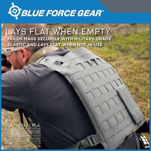 حقائب Blue Force Gear MOLLE Mag، حقيبة مجلة ثلاثية، حقائب صغيرة لمجلات Airsoft - 9.25 × 5.5 × 0.13 بوصة in Saudi Arabia