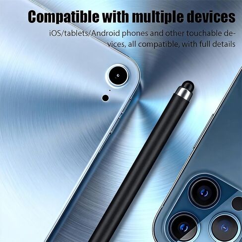 4 قطع قلم + 6 مشبك قلم سيليكون، حامل قلم رصاص لهاتف iPhone/ipad iOS/Android 15/14 قلم طاولة، متوافق مع قلم Samsung A9/A8/Fire Max 11/10/8 شاشة تعمل باللمس بالسعة (ألوان 4+6 حامل أقلام) in Kuwait
