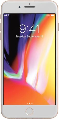 هاتف Apple iPhone 8 Plus، سعة 256 جيجابايت، ذهبي مفتوح (متجدد) in Kuwait