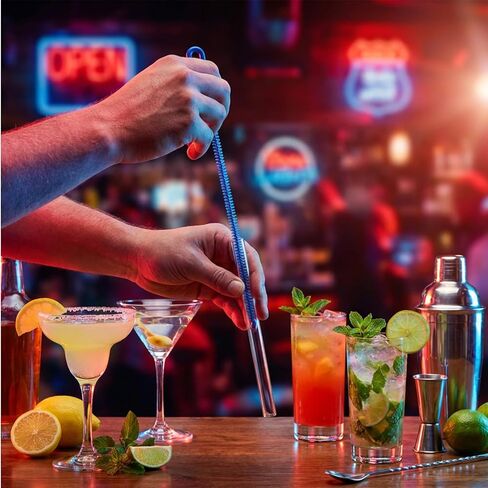 4 قطع من فرش القش لتنظيف القش من Ouligay، فرشاة تنظيف طويلة جدًا 12.4 بوصة مع مقبض، فرش تنظيف قابلة لإعادة الاستخدام لزجاجات المياه، قش معدني زجاجي (0.31 بوصة + 0.39 بوصة + 0.47 بوصة) in Kuwait