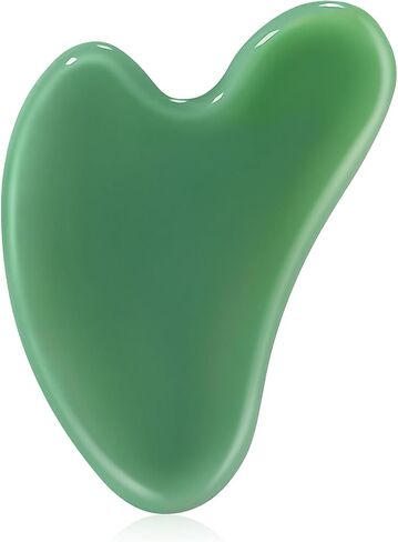2 حزمة غوان شا أدوات الوجه ، Gua sha jade stone gua sha massage tool ، guasha أداة لتدليك الجلد وجسم. أدوات للوخز بالإبر بالسبا ، الحجر الوردي لعنق وجه الجسم والعين (أ) in Saudi Arabia
