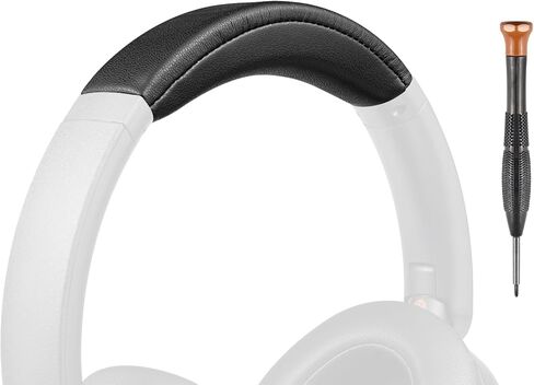 غطاء عصابة الرأس SOULWIT لسماعات الرأس Sony WH-XB910N Extra BASS المانعة للضوضاء (لا تناسب WH-XB900N)، جزء إصلاح وسادة حزام الرأس البديل - أسود in Kuwait