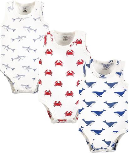 Touched by Nature unisex-baby Organic Cotton Sleeveless Bodysuits in Saudi Arabia