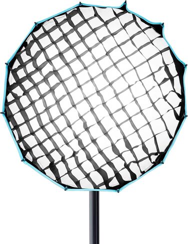 Nanlite SB-FM-RP60 Rapid 60 FM Mount Parabolic Softbox (23.6″ / 60cm) with Diffusers, Eggcrate Grid & Carry Bag — Compatible with Nanlite FM-Mount LED Video Light in Saudi Arabia
