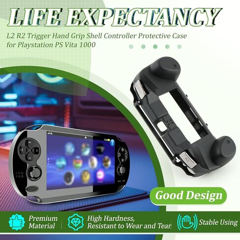 Hand Grip for Playstation PS Vita 1000 L2 R2 Trigger Hand Grip Shell Controller Protective Case Accessories Parts in Saudi Arabia
