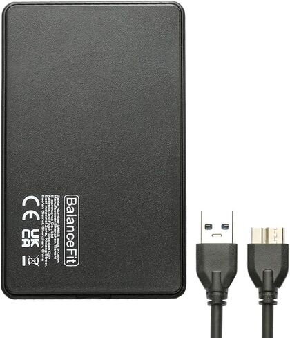 2.5" External Hard Drive Enclosure USB 3.0 to SATA,Tool Free Case for 7mm/ 9.5mm HDD & SSD, USB 3.1 Interface, Fast Data Transmission in Saudi Arabia