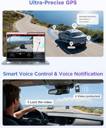 【الحزمة: VIOFO A119M Pro + جهاز التحكم عن بعد】 VIOFO A119M Pro 4K HDR MINI Dash Cam، مستشعر STARVIS 2 IMX678، كاميرا أمامية للسيارات، Wi-Fi 6، GPS رباعي الوضع، التحكم الصوتي in Saudi Arabia