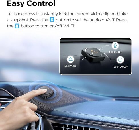 【الحزمة: VIOFO A119M Pro + جهاز التحكم عن بعد】 VIOFO A119M Pro 4K HDR MINI Dash Cam، مستشعر STARVIS 2 IMX678، كاميرا أمامية للسيارات، Wi-Fi 6، GPS رباعي الوضع، التحكم الصوتي in Saudi Arabia