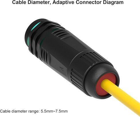 موصل كابل إلى محول إيثرنت RJ45، موصلات كابل RJ45 أنثى IP68 RJ45 مقرنة لكابل Cat6 LAN موسع إيثرنت أنثى إلى أنثى in Saudi Arabia