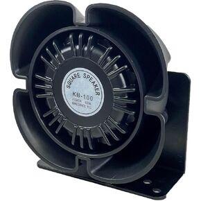 100W 11OHM Slim Square Heavy Duty Weatherproof Police Siren Speaker for PA Systems & Alarms on Cars, Trucks, SUV, Boats, ATV (100W 11OHM) in Saudi Arabia