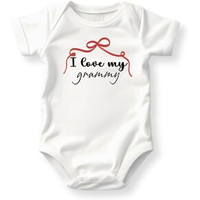 I Love My Grammy Baby Bodysuit, Cute Newborn Outfit, Baby Shower or Pregnancy Announcement in Kuwait