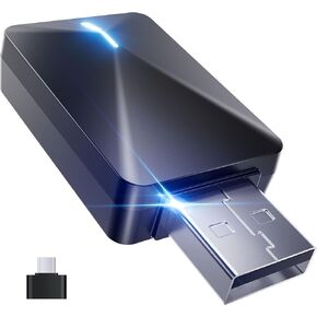 U3 Wireless CarPlay Adapter, Plug & Play Convert Wired to Wireless CarPlay/Android Auto for iPhone & Android, Low Latency Fast Connection, Auto Connect, OTA Update, Compatible with Cars 2018+ in Kuwait