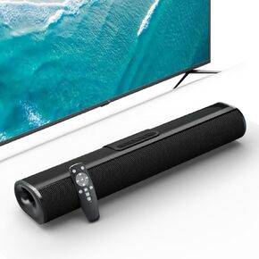 شريط صوت بقدرة 50 وات للتلفزيون الذكي، مكبر صوت 2.0 قناة مع اتصال Bluetooth 5.3/ARC/Opt/AUX، نظام صوت محيطي للتلفزيون مع مكبري صوت كاملي النطاق، نظام صوت محيطي منزلي لأجهزة الكمبيوتر التلفزيونية in Kuwait