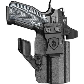 WARRIORLAND IWB Kydex Holster Compatible with CZ Shadow 2 Compact/Carry/Full Size, Optic Cut & Claw, Appendix in Waistband Conceal Carry, Adj. Retention & Cant (Right Hand) in Saudi Arabia