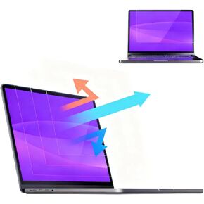 قطعتان من واقي شاشة مضاد للضوء الأزرق لجهاز MacBook Air 13.6/13 بوصة (2022-2025، M2، M3، M4 Chips) A3240 A3113 A2681، واقي شاشة كمبيوتر محمول Mac 13.6 بوصة، حجب الضوء الأزرق وحماية العين ضد التوهج in Kuwait