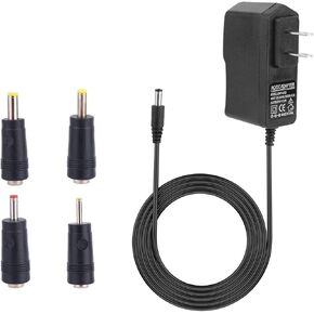 Replacement Power Cord Compatible with Victrola Record Player, for VSC-550BT Vintage 3-Speed 1.5m/5ft Cable DC 5V 1A Charger with Adapter 4 Tips in Saudi Arabia