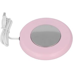 Tyenaza 10W DC5V مج دفئا USB 55 درجة مئوية درجة حرارة ثابتة توفير الطاقة جهاز تدفئة الشاي للمكتب (وردي) in Saudi Arabia