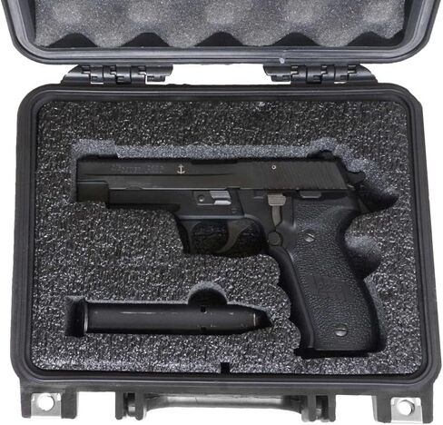 Case Club Case fits SIG P226 & 3 Magazines in Pre-Cut Heavy Duty Waterproof Case (Accommodates Optics & Under Barrel attachments) in Saudi Arabia
