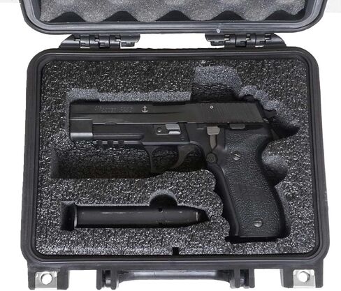 Case Club Case fits SIG P226 & 3 Magazines in Pre-Cut Heavy Duty Waterproof Case (Accommodates Optics & Under Barrel attachments) in Saudi Arabia