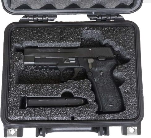 Case Club Case fits SIG P226 & 3 Magazines in Pre-Cut Heavy Duty Waterproof Case (Accommodates Optics & Under Barrel attachments) in Saudi Arabia