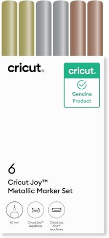 Cricut Joy Permanent Metallic Markers 1.0 mm, Gold/Silver/Copper (3 ct), Multicolor in Saudi Arabia