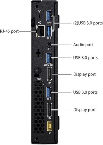 Lenovo ThinkCentre M900 Mini Desktop Computer PC, Intel Core i7-6700, 8GB RAM, 250GB SSD, USB 3.0, Keyboard & Mouse, Windows 11 Pro (Renewed) in Saudi Arabia