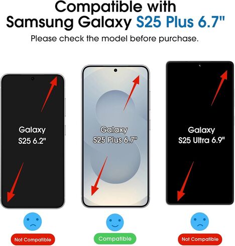 amFilm Auto-Alignment OneTouch لهاتف Samsung Galaxy S25+/S25 Plus 6.7 بوصة واقي شاشة للخصوصية + واقي عدسة الكاميرا، زجاج مقسى، تركيب 30 ثانية، خالي من الفقاعات، حماية الخصوصية 2+2 حزمة in Saudi Arabia