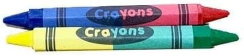 Premium Cello Crayons - 1,000 Sets of 2-Packs in Cello (2,000 Bulk Crayons) Pre-Wrapped for Restaurants, Parties, Classrooms, and Events in Kuwait