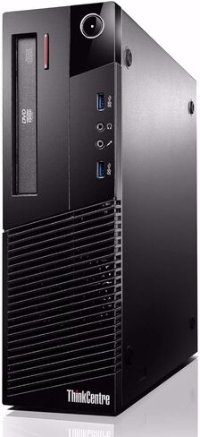 كمبيوتر مكتبي لينوفو ثينك سنتر M79 SFF ويندوز 11، ايه ام دي A8-7600B، ذاكرة وصول عشوائي 8 جيجا، 128 جيجا اس اس دي، لوحة مفاتيح وماوس لاسلكيين، VGA (متجدد) ويندوز 11 برو in Kuwait
