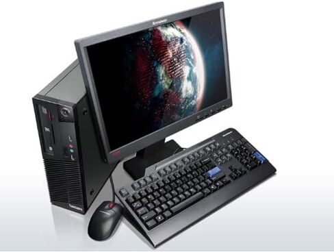 كمبيوتر مكتبي لينوفو ثينك سنتر M79 SFF ويندوز 11، ايه ام دي A8-7600B، ذاكرة وصول عشوائي 8 جيجا، 128 جيجا اس اس دي، لوحة مفاتيح وماوس لاسلكيين، VGA (متجدد) ويندوز 11 برو in Kuwait