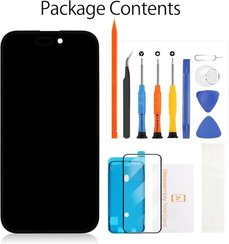 TFT for iPhone 14 Pro LCD [120Hz Promotion+Sensor Cable] Screen Replacement Display Touch Digitizer Assembly Similar Notch A2890 A2650 A2889 A2892 A2891 with Repair Tools in Saudi Arabia