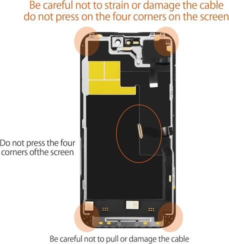 TFT for iPhone 14 Pro LCD [120Hz Promotion+Sensor Cable] Screen Replacement Display Touch Digitizer Assembly Similar Notch A2890 A2650 A2889 A2892 A2891 with Repair Tools in Saudi Arabia