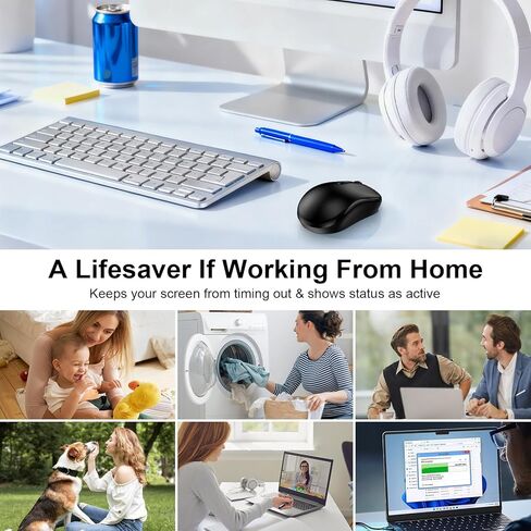 ماوس لاسلكي لأجهزة الكمبيوتر المحمول HP Dell Lenovo، ماوس كمبيوتر 2.4 جيجا هرتز مع جهاز استقبال USB، ماوس لاسلكي محمول لنظام التشغيل Windows Linux Mac OS PC الكمبيوتر المحمول سطح المكتب ChromeBook Office Home HP Dell Lenovo Laptop الفئران in Kuwait