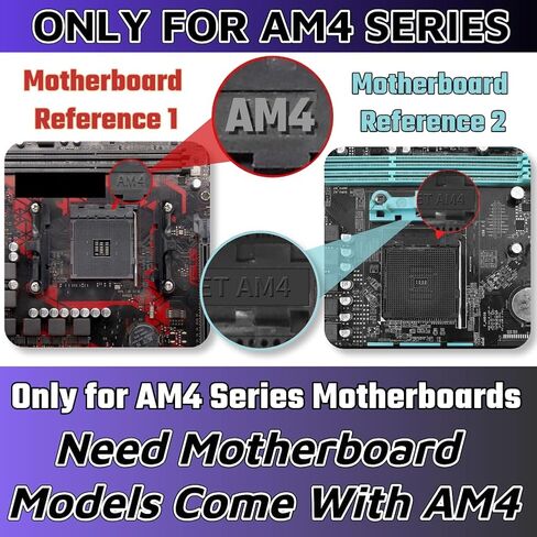 AM4 Backplate with AM4 Bracket，AM4 Backplane Mounting Hole Distance 3.51x2.13Inch/90x54mm CPU Heatsink Bracket Motherboard in Saudi Arabia
