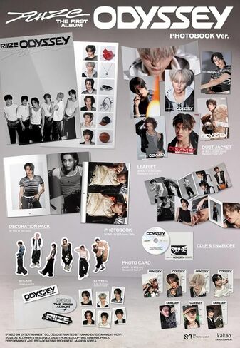 RIIZE ODYSSEY 1st Album [Anton Ver.] Photobook + CD + Photocard + ID Photo + Decoration Pack + Leaflet (Fly Up) in Saudi Arabia