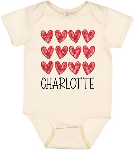 TATY Kids Hearts Charlotte Baby Infant Bodysuit in Saudi Arabia