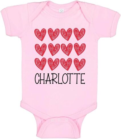 TATY Kids Hearts Charlotte Baby Infant Bodysuit in Saudi Arabia