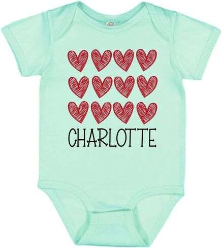 TATY Kids Hearts Charlotte Baby Infant Bodysuit in Saudi Arabia