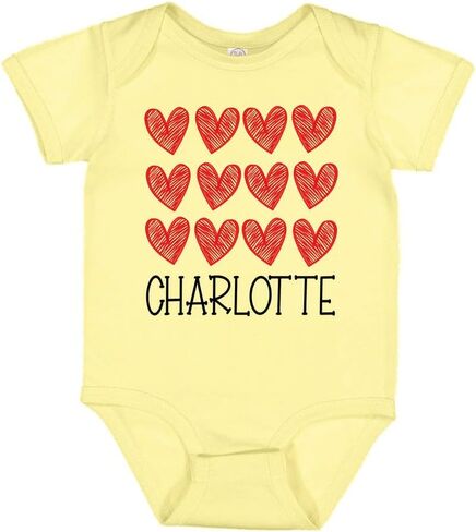 TATY Kids Hearts Charlotte Baby Infant Bodysuit in Saudi Arabia